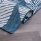 World Rug Gallery Distressed Palm Leaves Textured Flat Weave Indoor/Outdoor Area Rug 2' x 7' Navy 114NAVY2X7 - alternate 3